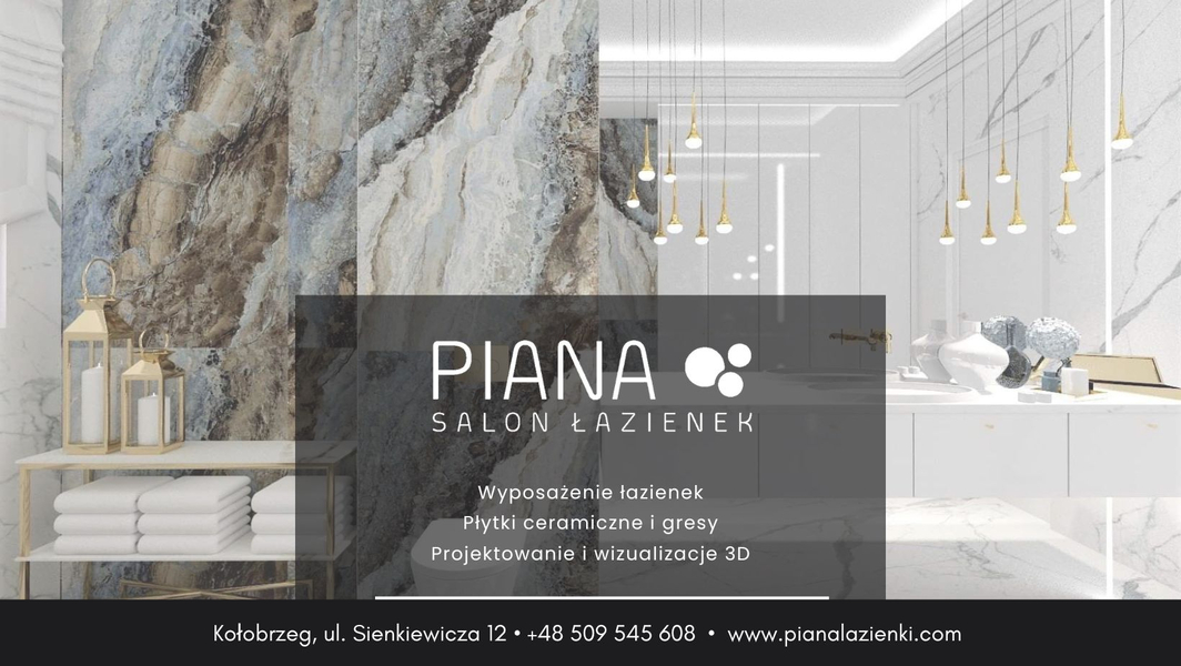 Zdjęcie na okładce dla PIANA Salon Łazienek Kołobrzeg - płytki ceramiczne i gresy
